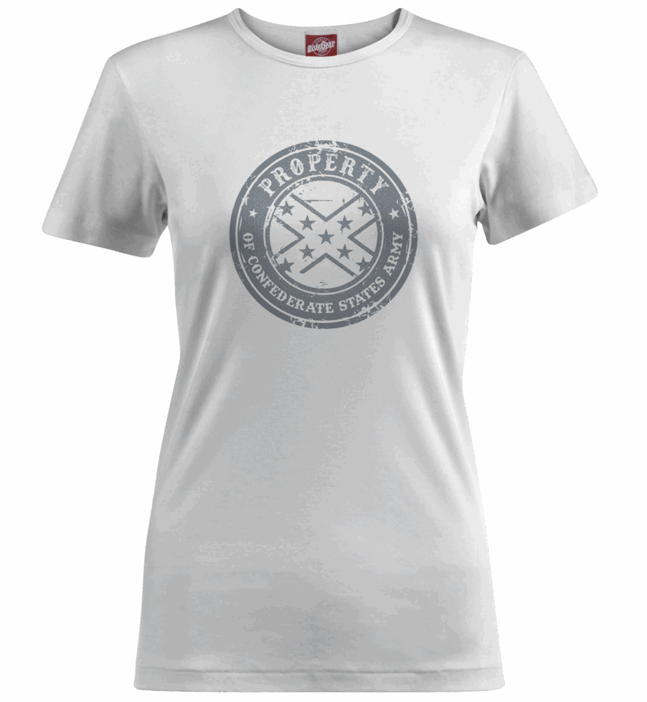 Property of CSA white dámské triko - 3XL