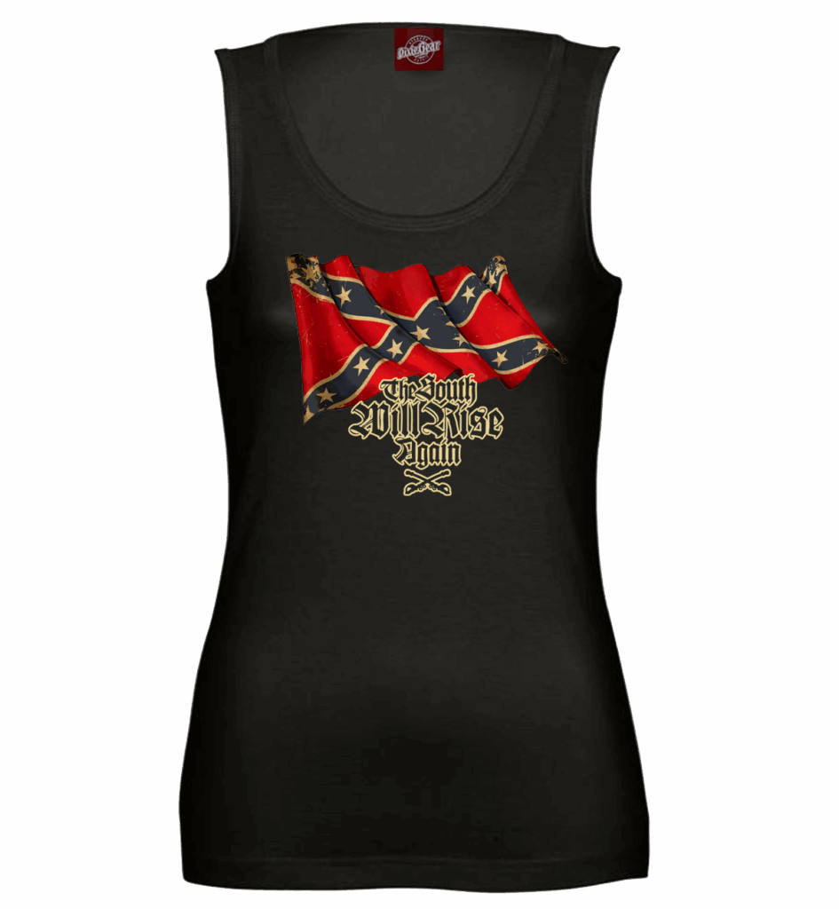 South Will Rise black dámské tílko - XL