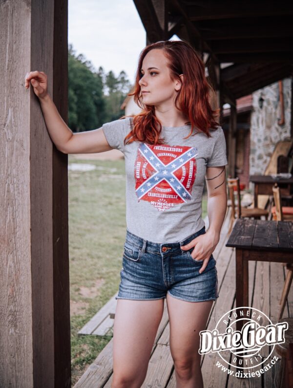 Dixie Battleflag grey - Image 2